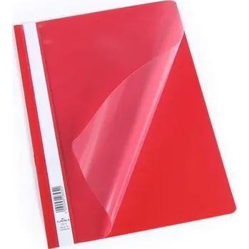 Archivační box Desky s rychlovazačem "Economy", červená, A4, PP, DURABLE