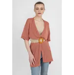 Jacqueline de Yong JDY dámský pletený kardigan Shine cihlový Velikost: L