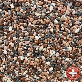 Kamenný koberec Báča Beton Kamenný koberec na stěnu Arabescato Frakce: Hrubá (4 – 8 mm), vydatnost setu 2,6 m², Doporučené použití v: exteriéru - polyuretanové pojivo