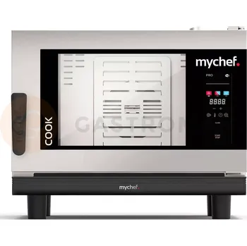 Elektrický konvektomat, automatický systém mytí, 4x GN1/1, 6,3 kW, 400 V | MYCHEF, Cook Pro 041E
