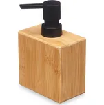 Berilo Bambusový dávkovač mýdla, čtvercový, 5,8 x 9,7 x 15 cm