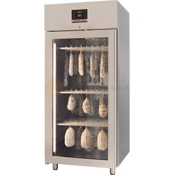 Skříň na zrání/uskladnění salámů, sýrů, veganských produktů, 50/80 kg, 920x800x2115 mm | ZERNIKE, Klima Aging Basic KAE900PV