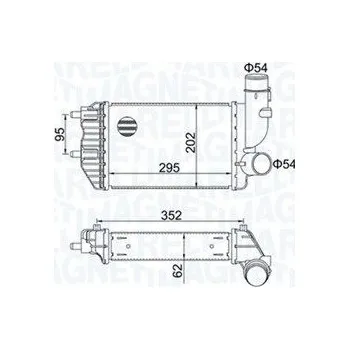Chladič motoru Chladič turba MAGNETI MARELLI 351319205000