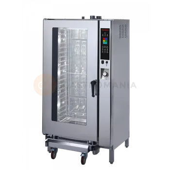 Konvektomat plynový, elektronický ovládací displej, 20xGN1/1, 970x1030x1880 mm | INOXTREND, CDT-120G
