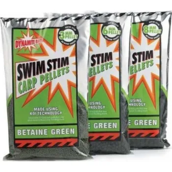 Pelety Dynamite Baits Swim Stim Betaine Green 2mm 900gr