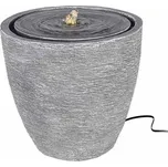 Fontána pokojová s LED osvětlením 35 cm Modern šedá