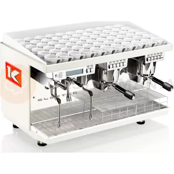 Vybavení pro přežití Pákový kávovar 2 skupinový, bílý, 12 l, 800x500x540 mm | ELEKTRA, KUP2W