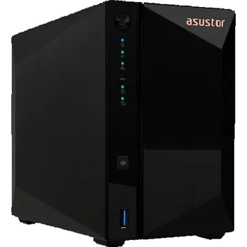 Server ASUSTOR DRIVESTOR 2 PRO (AS3302T v2) datové úložiště NAS, 2× 2,5"/3,5" SATA III, quad-core 1,7GHz, 2GB DDR4, 1× 2,5GbE LAN, 3× USB 3.2 Gen1, WOW AS3302T V2