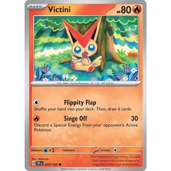 Sběratelská karetní hra Victini 030/162 - Temporal Forces Typ karty: Non-Holo