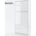 Výklopná postel NOET III 90x200 cm, bílý lesk/bílý mat +možnost VÝNOSU + vyzvednutí ZDARMA