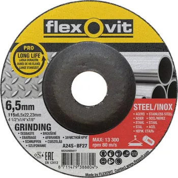 Brusný kotouč Kotouč brusný Flexovit PRO 115x6,5