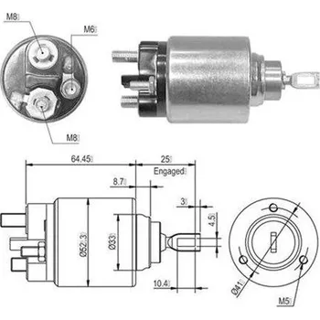 Autoelektrika Elektromagnetický spínač, startér MAGNETI MARELLI 940113050010