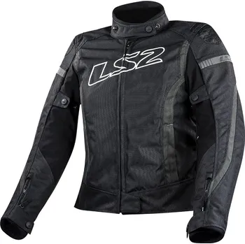 Moto bunda LS2 GATE LADY JACKET BLACK DARK GREY - XXL