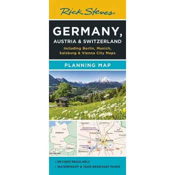 Rick Steves Germany, Austria & Switzerland Planning Map - Steves, Rick