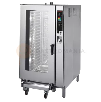 Konvektomat elektrický, elektronický ovládací displej, 20xGN2/1, 970x1350x1880 mm | INOXTREND, CDT-220E