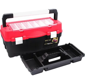 Kufr na nářadí silný PROTECHNIK 462x256x242 (Vysoko odolný polykarbonátový organizér malý)