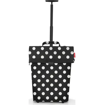 Nákupní taška Reisenthel Trolley M Frame Dots White 43 L REISENTHEL-NT7072
