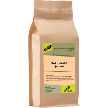 Koření Wild Herbs Sůl mořská jemná Hmotnost: 1000 g