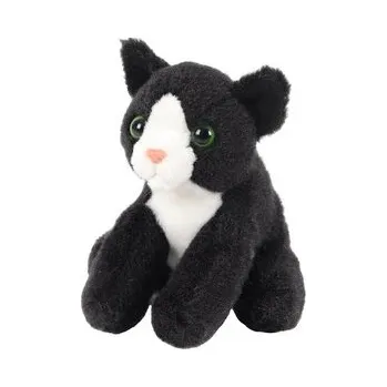 plyšák Kot siedzący czarny 13cm