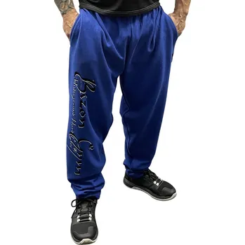 Bizon Gym Tepláky 130 - modrá L