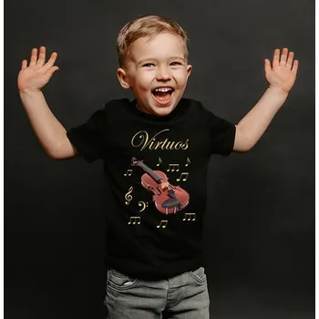 Chlapecké tričko STRIKER Dětské tričko virtuos viola Dětská velikost: 6 let