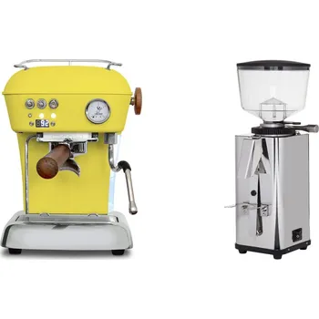 Set domácích spotřebičů Ascaso Dream PID, Sun Yellow + ECM S-Manuale 64