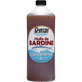 Návnadové aroma Sensas Posilovač Ocean Oil Huile De Sardine (sardinkový olej) 1L