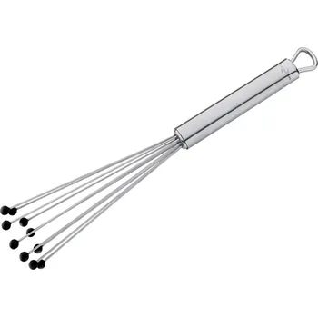 Kuličková metla, 28,5 cm - Küchenprofi (Metlička s kuličkami, nerez/silikon - Küchenprofi)