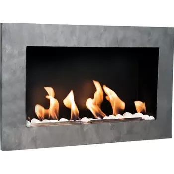 Biokrb BIO FLAME biokrb Easy S Open Imitace beton 65x40 cm