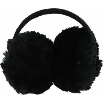 Čepice Aptel TEPLÉ ZIMNÍ UŠNÍ HLUBKY S KOŽEŠINOVÝM FLEECEM černé BQ18A
