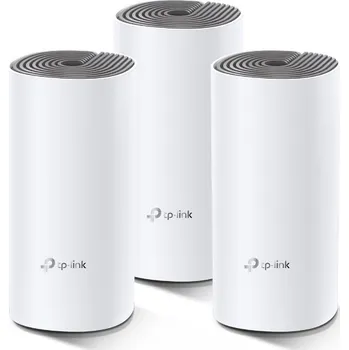 Síťový prvek TP-Link AC1200 Whole-home Mesh WiFi System Deco E4(3-pack), 2x10/100 RJ45