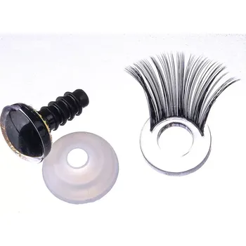 Hračka pro nejmenší Očička 3D glitrová s řasami 16 mm, 2 ks