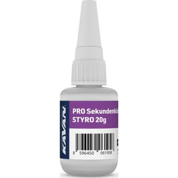 Průmyslové lepidlo Kavan KAVAN PRO styro vteřinové lepidlo 20g PE_KAV56.9976.DE