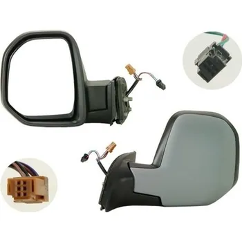 Auto zrcátko Zrcátko vnější levé PEUGEOT PARTNER, 03.08-06.12, CITROËN BERLINGO (7_), 02.08-06.12