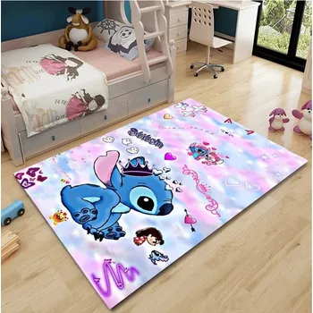 Koberec Koberec pro dětský a obývací pokoj s motivem Stitch - Styl M,150x220cm