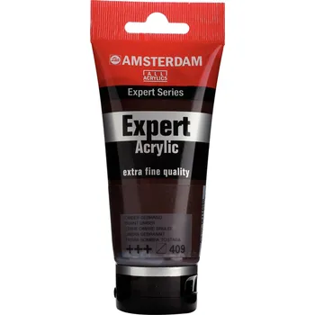 Vodová barva Akrylová barva Amsterdam Expert - 409 Burnt Umber Objem: 75 ml