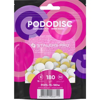 STALEKS PRO PODODISC brusné kotoučky na pěnovém základu vel. S hrubost 180 - 50ks