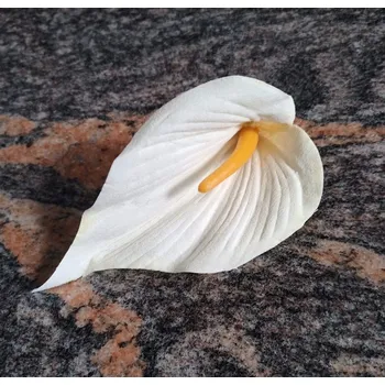 umělá květina Květ kala 12 cm krémová č.6