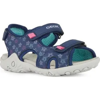 Dívčí sandály dívčí letní sandále Geox J S. Whinberry J45GRA modré velikost 36
