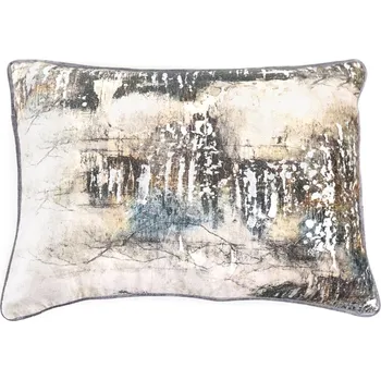 Dekorativní polštářek Stylový polštář Delhi Plateado 30x50cm abstraktní