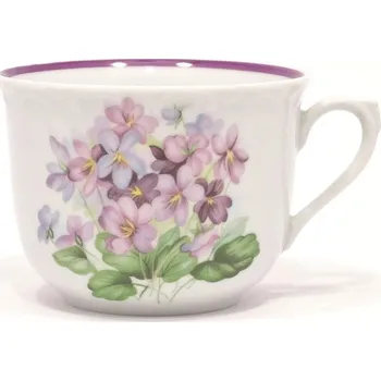 ČESKÝ PORCELÁN Hrnek R 0,3 l, fialky