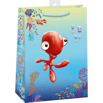 Deštník Taška dárková zvířátka moře 34x48cm papírová