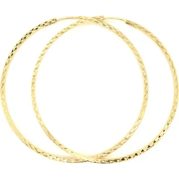 Náušnice Gravírované kruhy Ø 5 cm