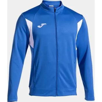 Pánská/Chlapecká sportovní mikina JOMA CHAQUETA WINNER III ROYAL BLANCO Velikost: M, Barva: ROYAL-WHITE