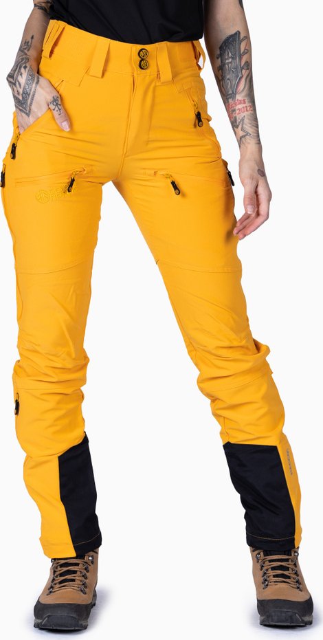 Dámské lehké strečové turistické kalhoty Beyond Nordic - Beeswax yellow Velikost: S