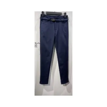 Dámské kalhoty Kalhoty dlouhé Freesia Paris L158 barva: modrá tmavá, velikost: S