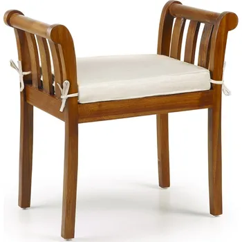 Stylová masivní lavice Forja Oido s polštářem