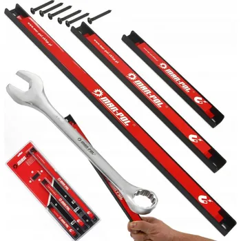 MAR-POL Magnetická lišta na nářadí 3 ks 23- 37- 48 cm