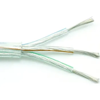 elektrický kabel TEKABEN H03VVH2-F 3X0,75 transparentní (CYLY 3Cx0,75) 64600023
