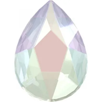 kamínky na nehty GLAMORA Pear Crystal AB 8mm Swarovski